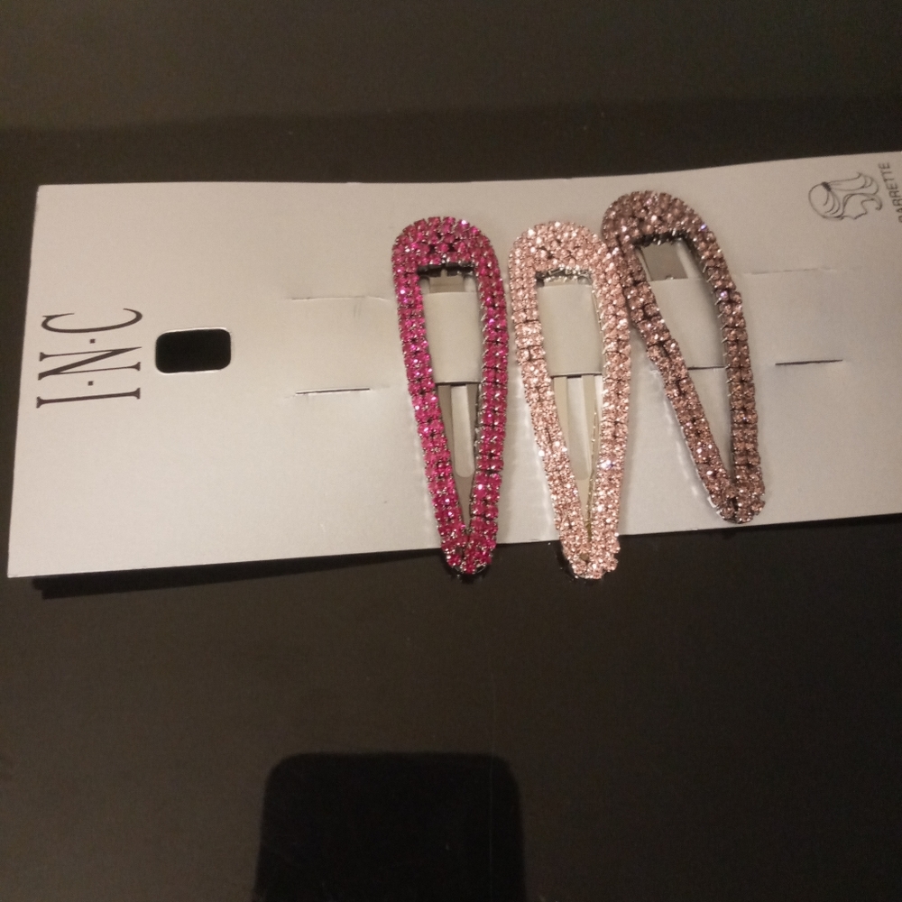 3 piece INC Barrette set